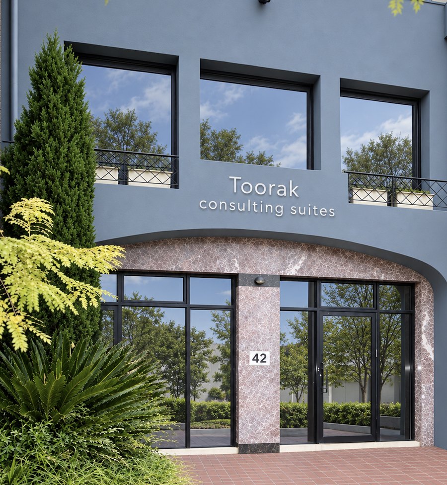 The entrance to the Toorak consulting suites at 42 Ross Street